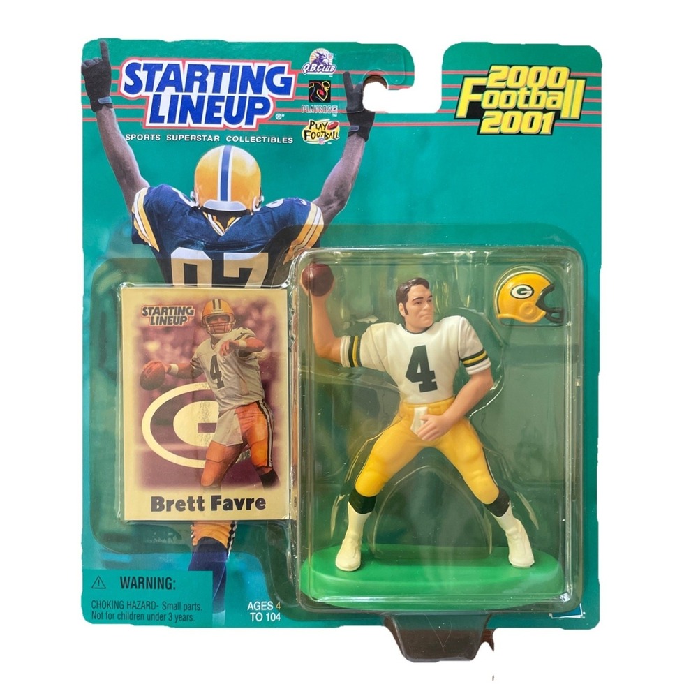 Brett Favre #4 Green Bay Packers Starting‎ Lineup 2000-2001 Edition Figure
